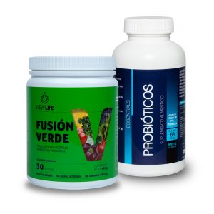 Fusión Verde + Probióticos (Peso y Detox)