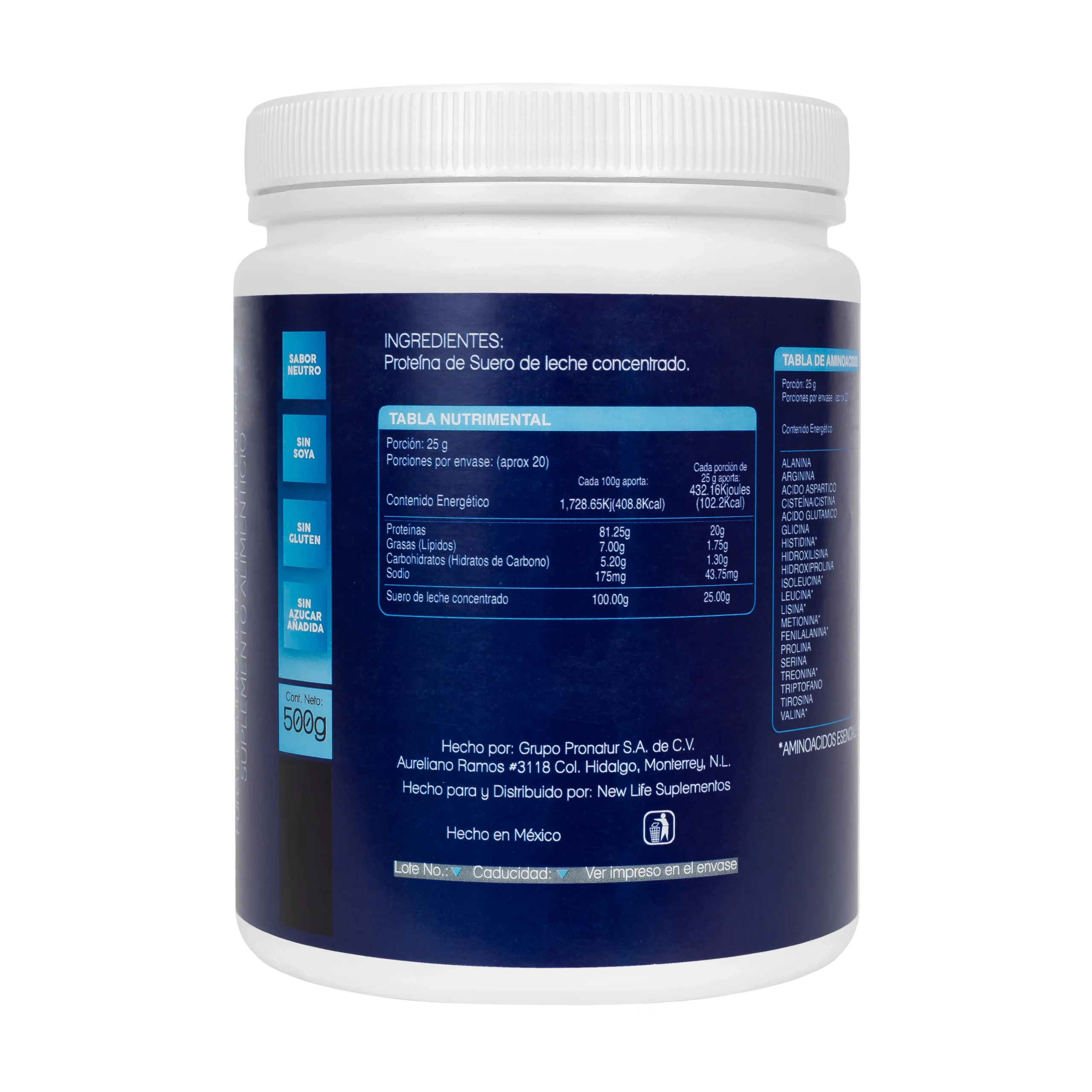 PROTEÍNA DE SUERO DE LECHE PURA - Imagen 3